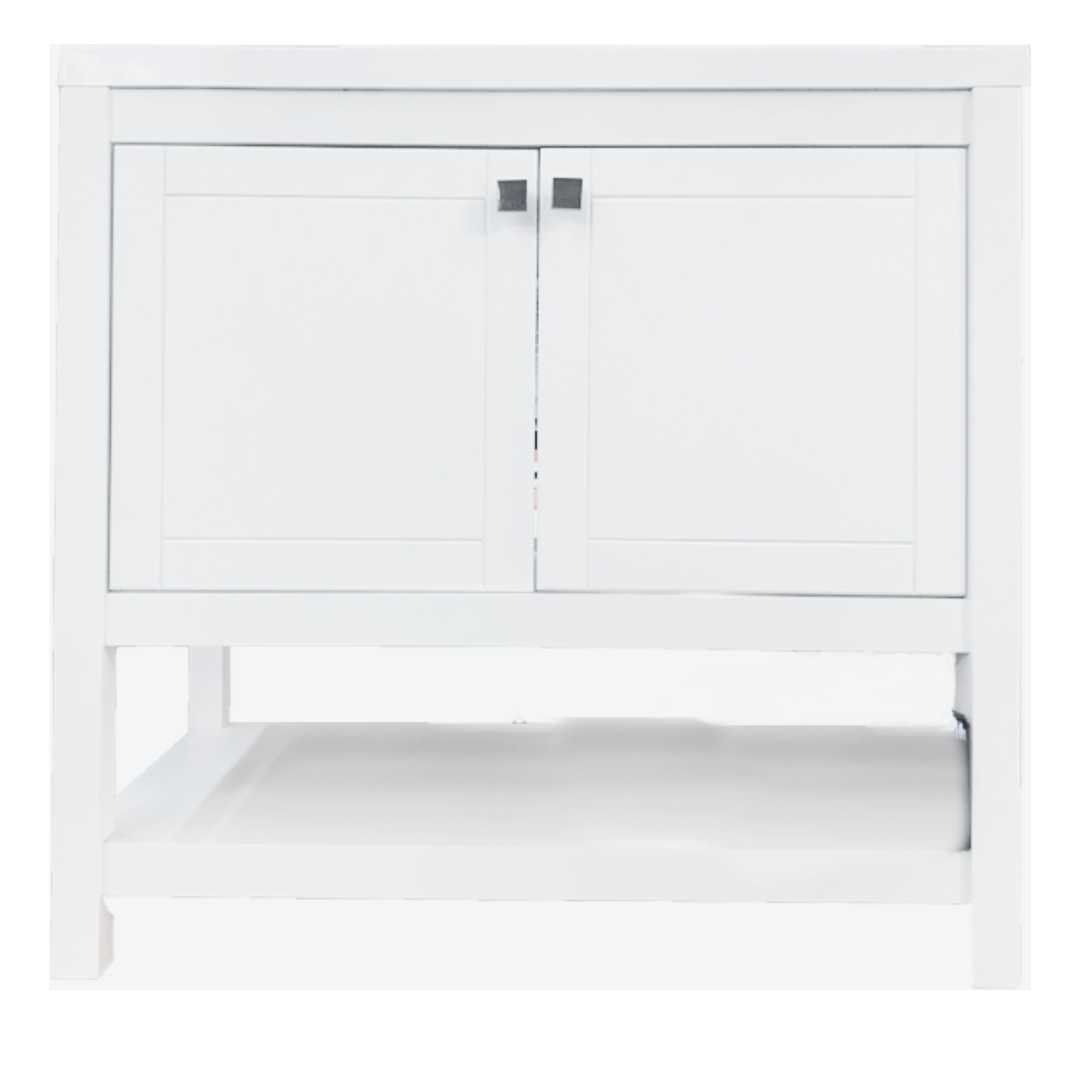Trento Vanity; White; 36 in.