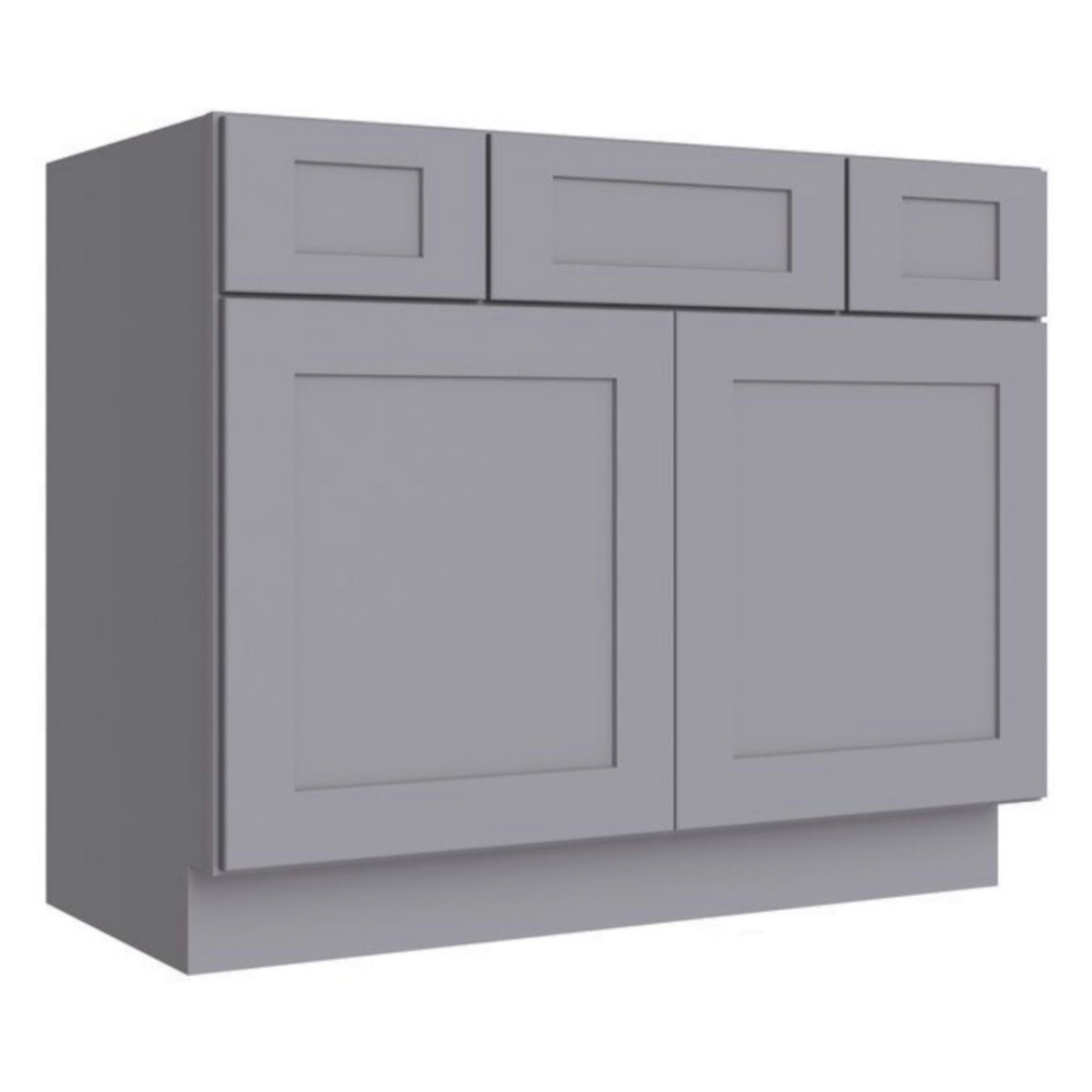 Prestige Shaker Vanity; Grey; 42 in.