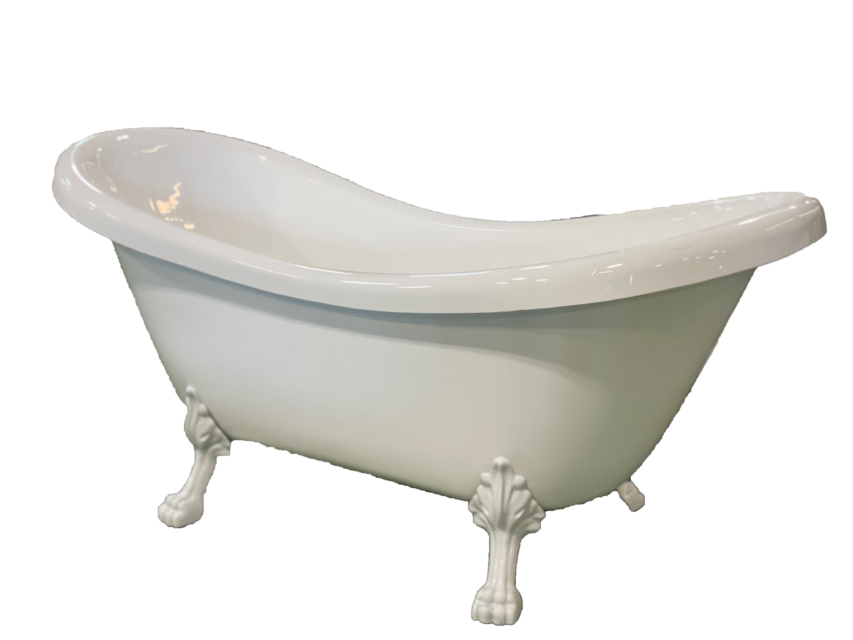 Haven Freestanding Clawfoot Tub, 66 in.