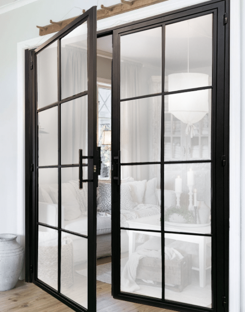 8 Liter Interior Iron Door; Frosted Glass