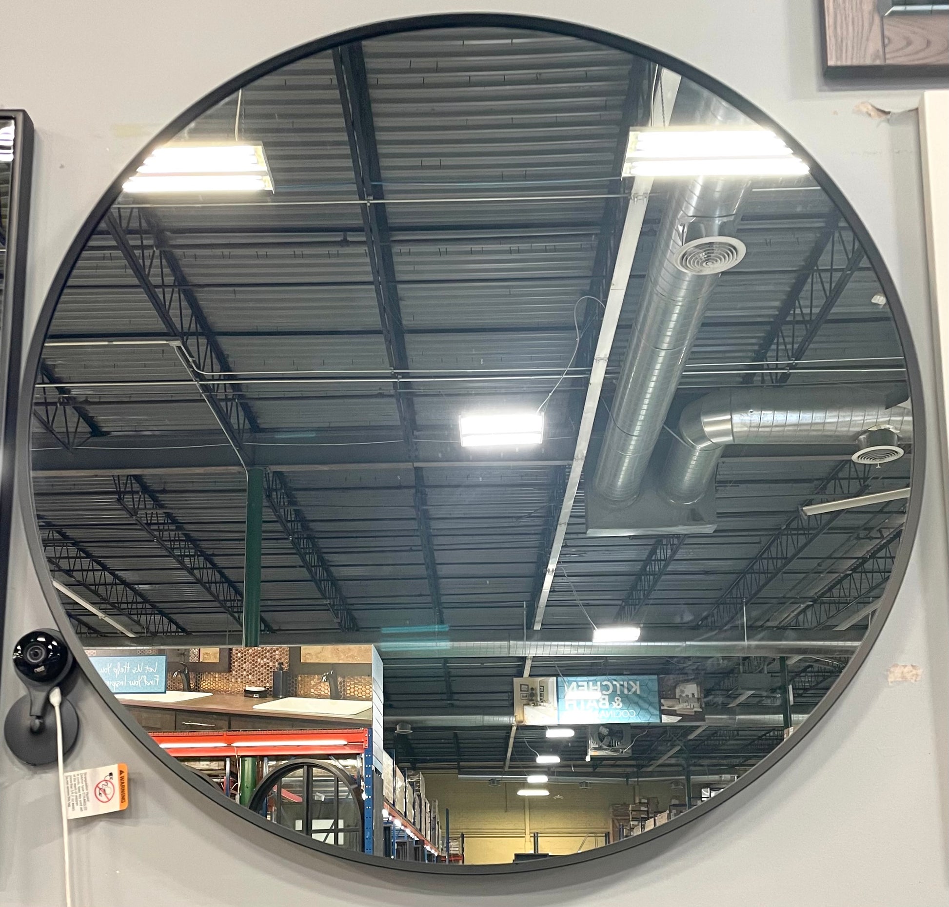 Gallowood Mirror; Round Metal