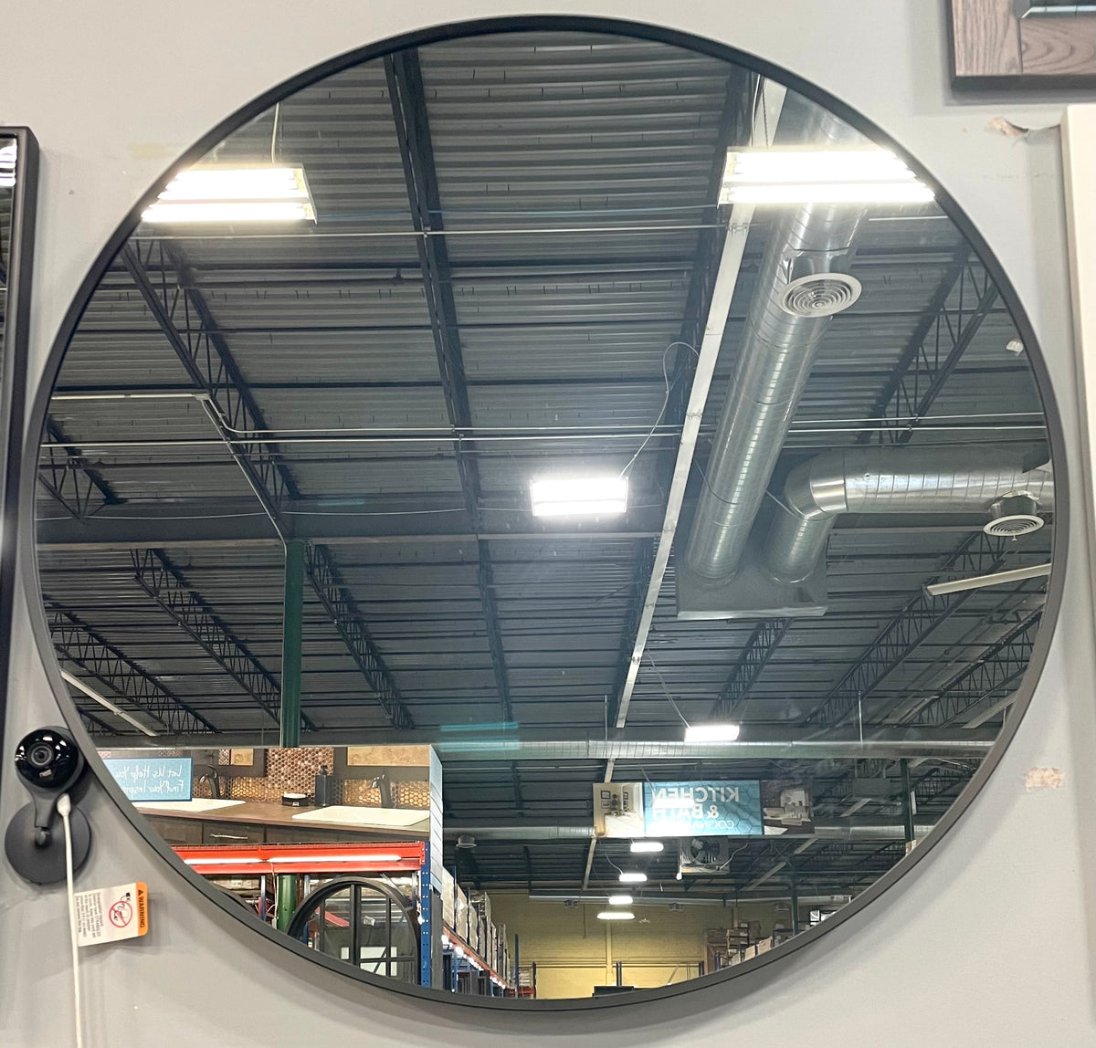 Gallowood Mirror; Round Metal