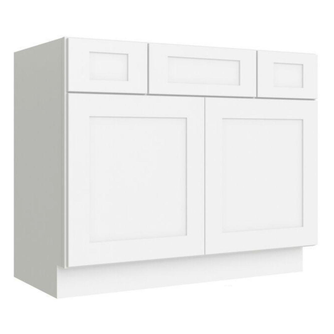 Prestige Shaker Vanity; White; 42 in.