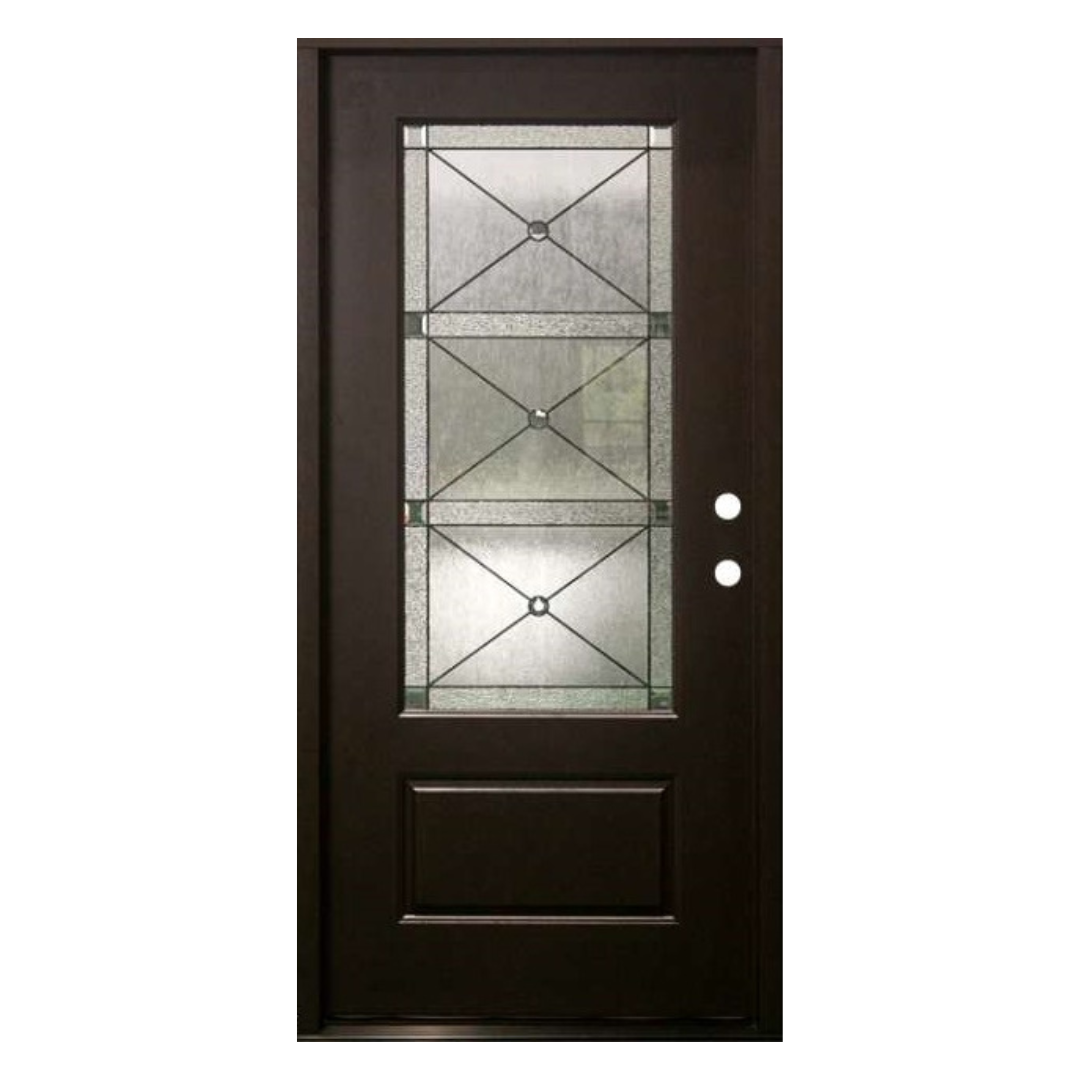 Lakeshore Fiberglass Door; Single; Left Hand