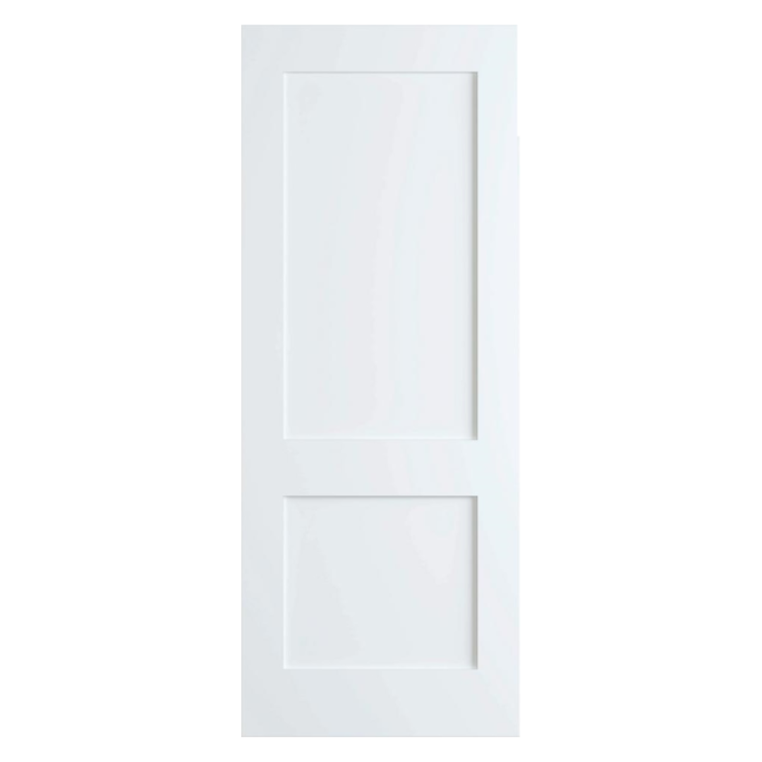 Barn Door 42 in. x 100 in. 2 Panel Shaker Primed