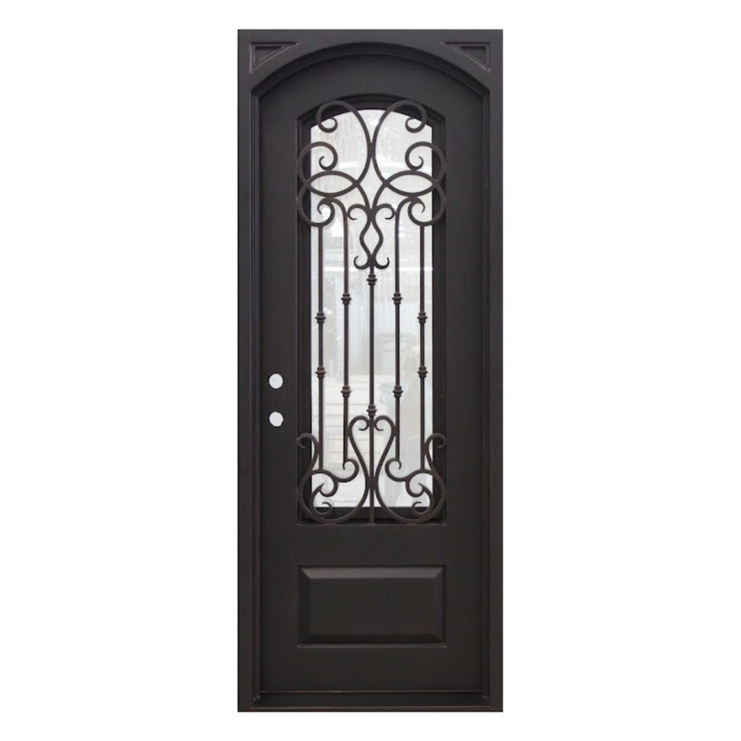 Portland Iron Single Door; Left Hand Swing