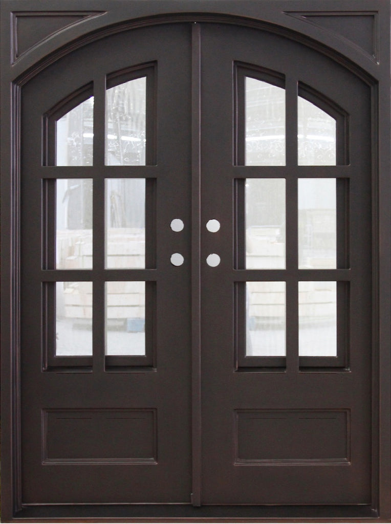 Elizabeth Iron Door; Flemish Glass
