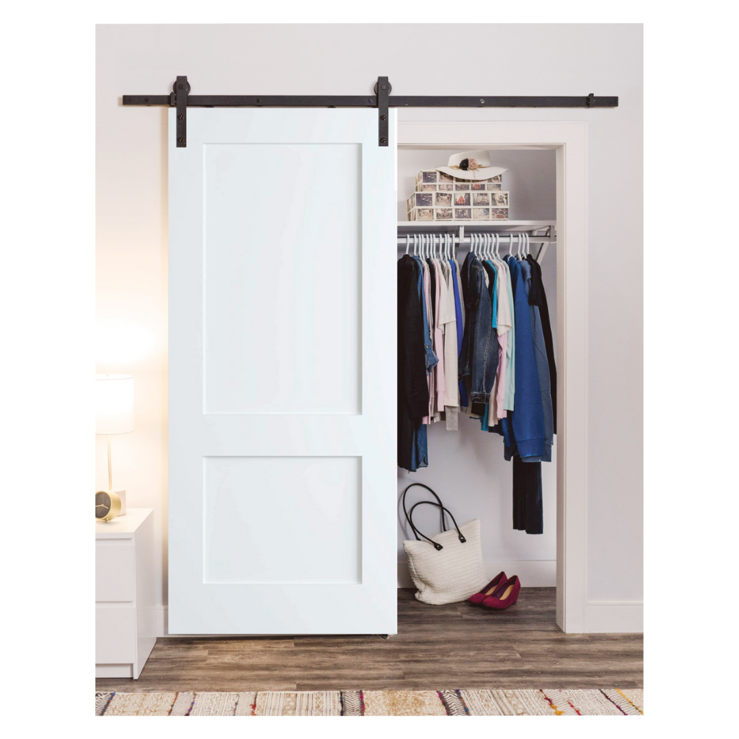 Barn Door 42" x 100", 2 Panel Shaker Primed; 42 in. x 100 in.