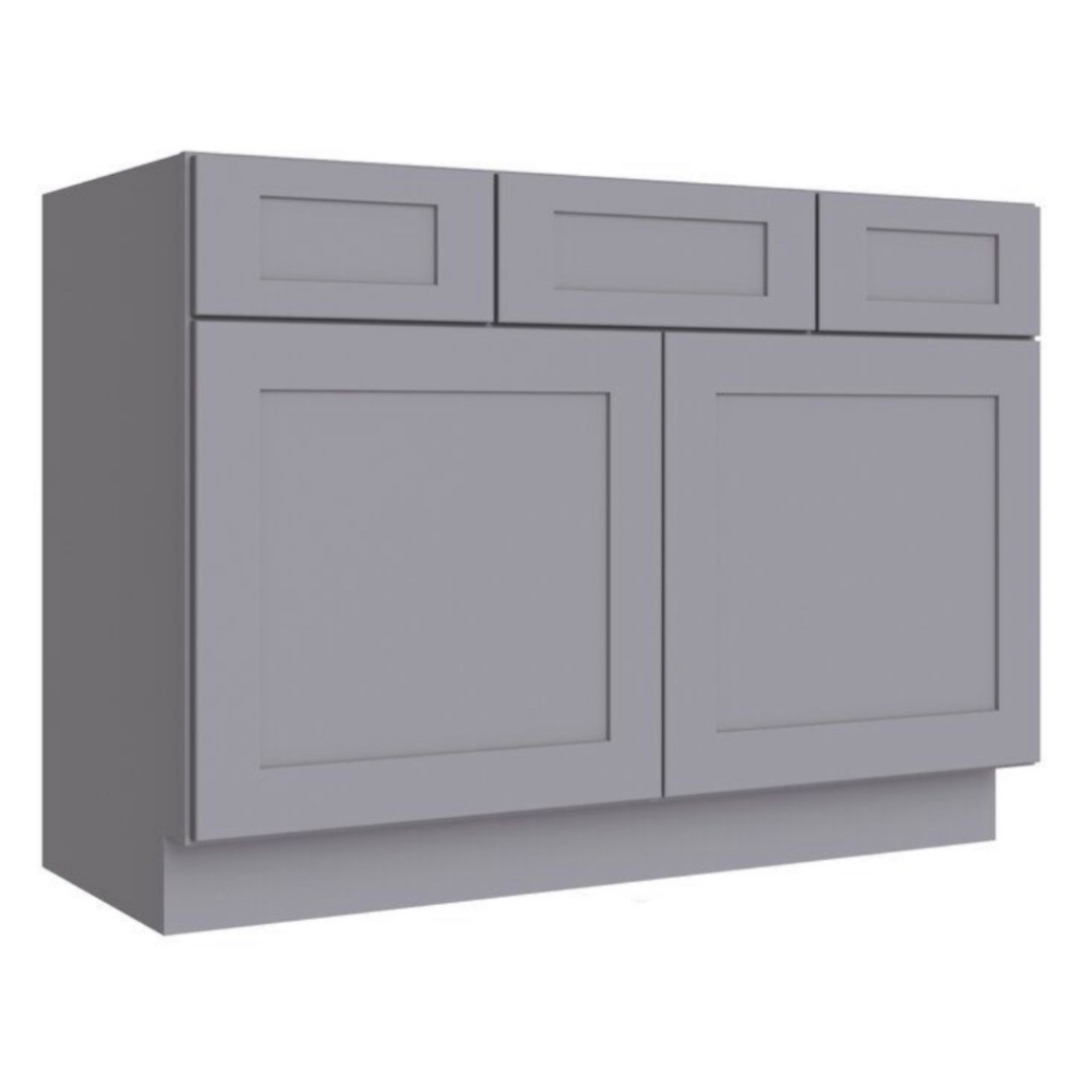Prestige Shaker Vanity; Grey; 48 in.