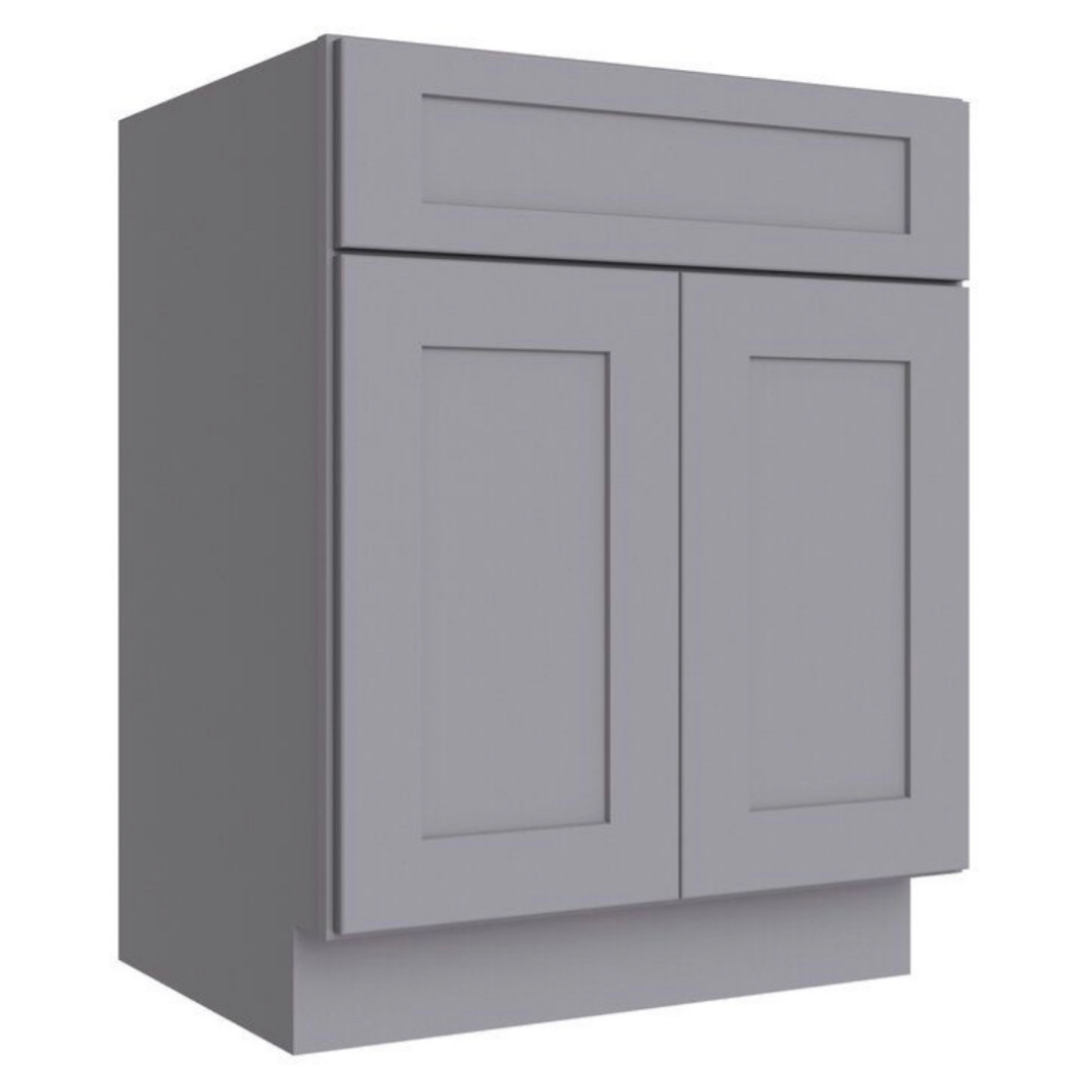 Prestige Shaker Vanity; Grey; 27 in.