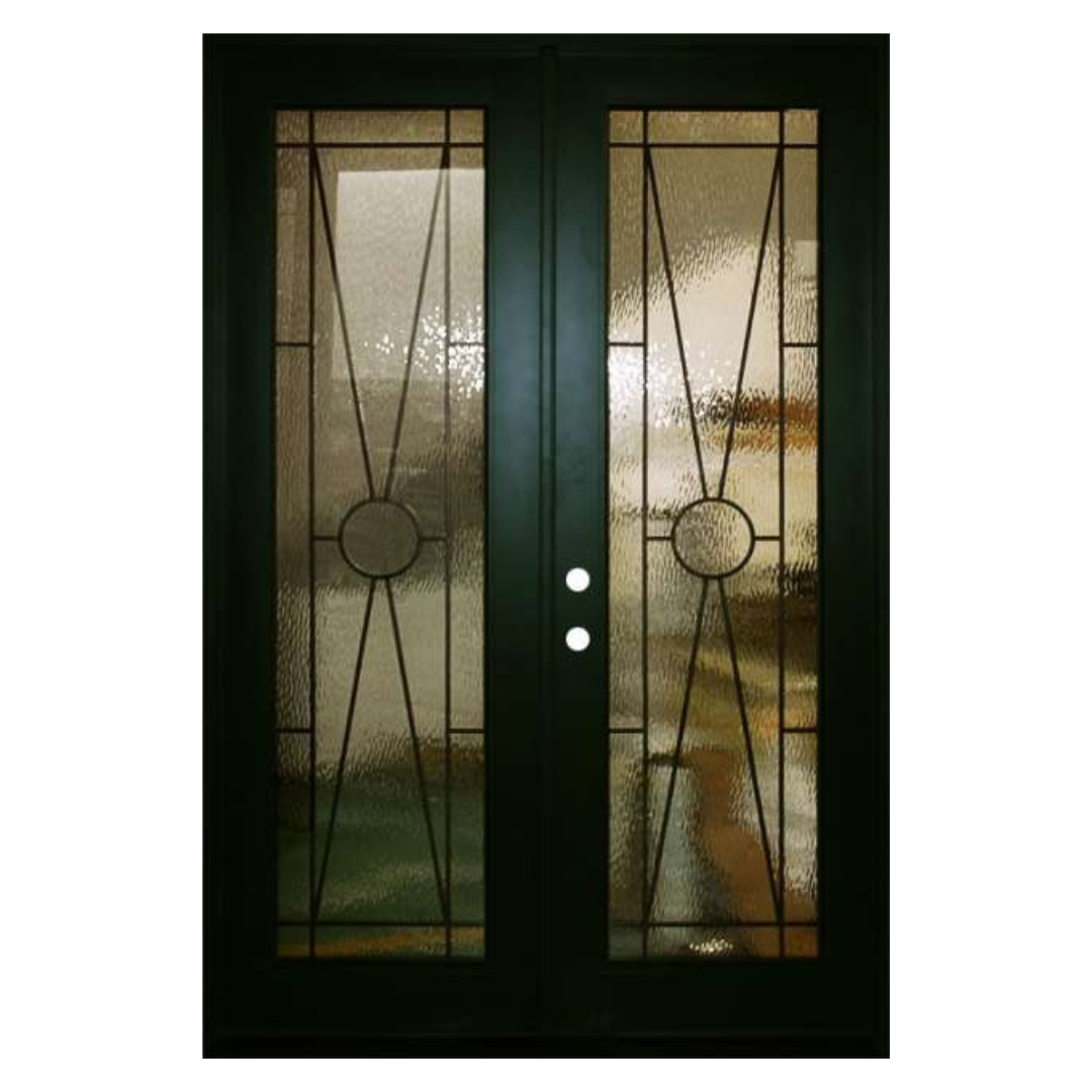 Hillford Fiberglass Door; Left Hand Swing; 60.5 in. x 81.5 in.
