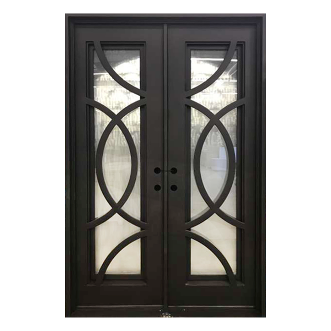 Bianca Iron Double Door; Left Hand Swing; 60.5 in. x 81.5 in.