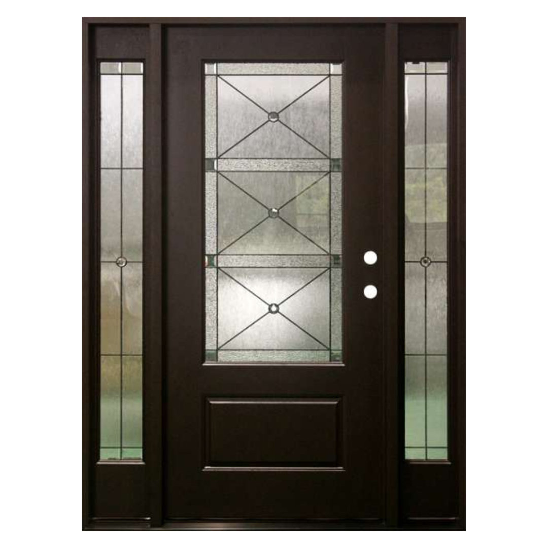 Lakeshore Fiberglass Door; Left Hand Swing; 10 in. 3 ft. 10 in. x 80 in.