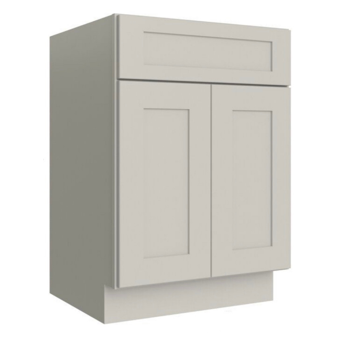 Prestige Shaker Vanity; Dove; 24 in. 