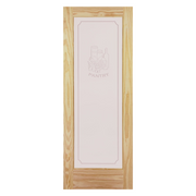 Pantry Pine Single Interior Door Slab; 2 ft. x 6 ft. 8 in. 