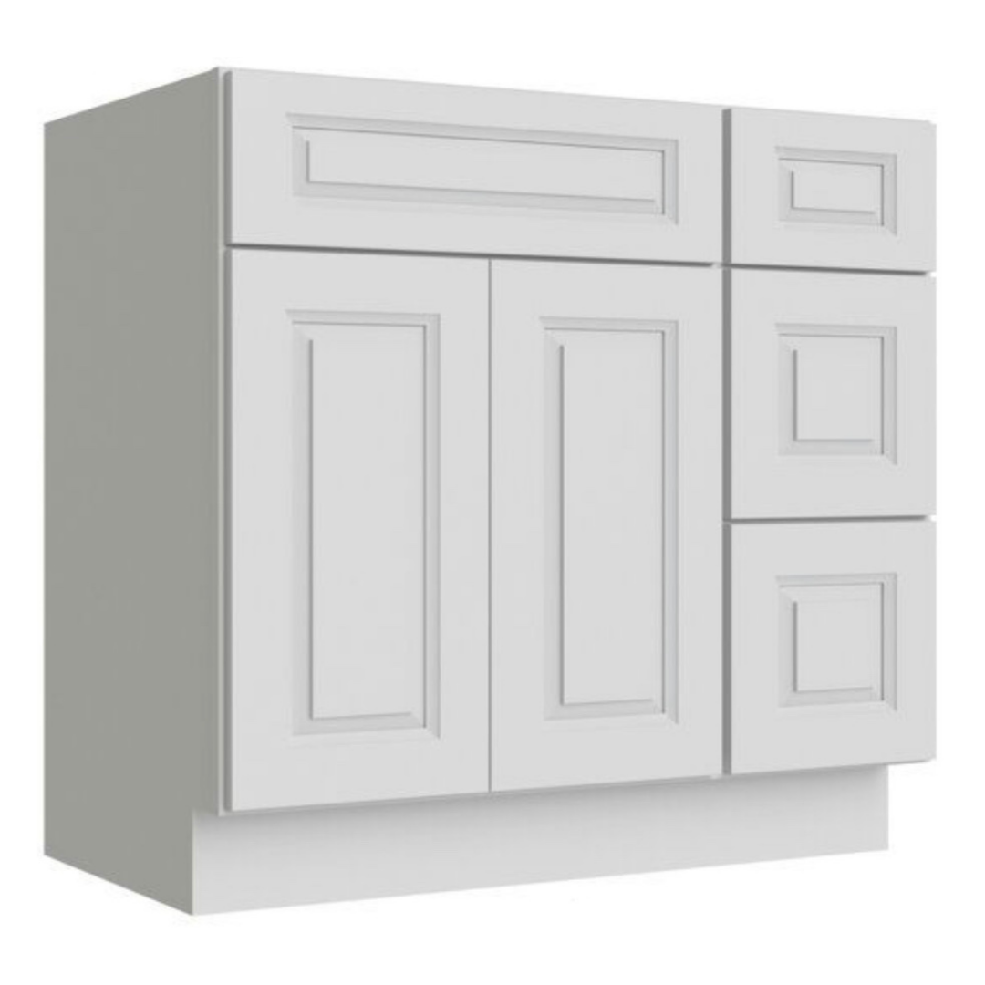 Prestige Tahoe Vanity; Dove; 36 in. RH