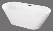 Quay Freestanding Soaker Tub; White; 69 in.