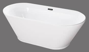 Quay Freestanding Soaker Tub; White; 69 in.