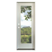 Flush Glaze Single Patio Door; Left Hand Swing; 2 ft. x 6 ft. 8 in.
