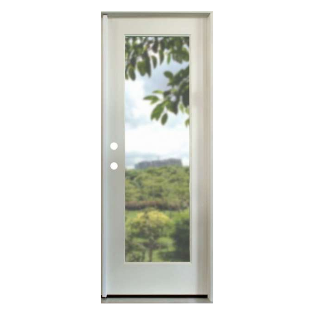 Flush Glaze Single Patio Door; Left Hand Swing; 2 ft. x 6 ft. 8 in.