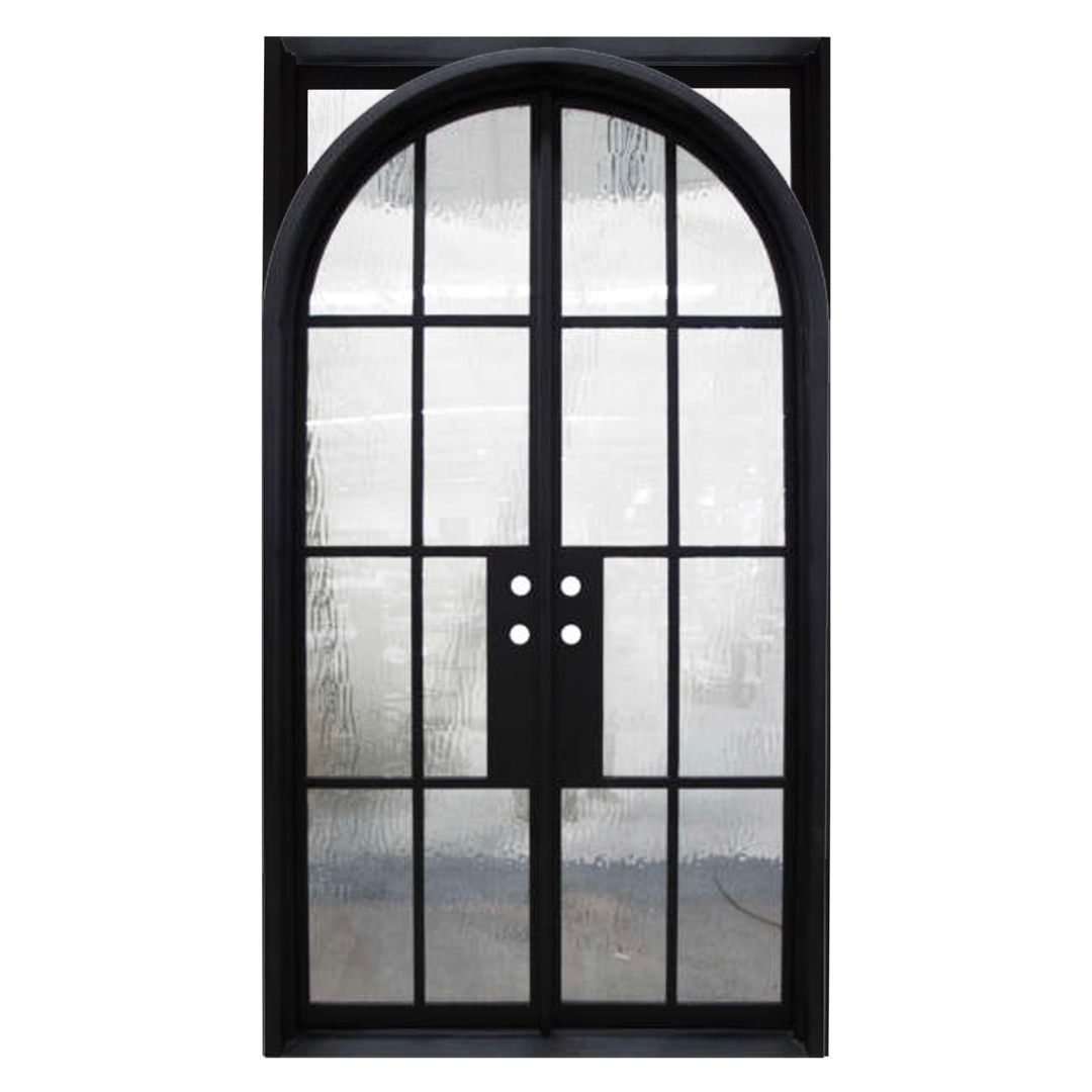 Geoffrey Iron Double Door; 60.5 in. x 81.5 in.