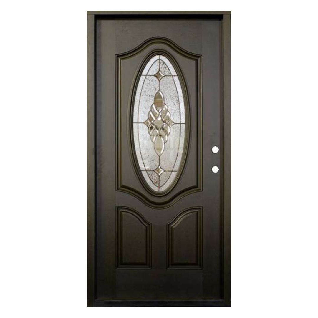 Paris Fiberglass Door; Left Hand Swing; 37.5 in. x 81.5 in.