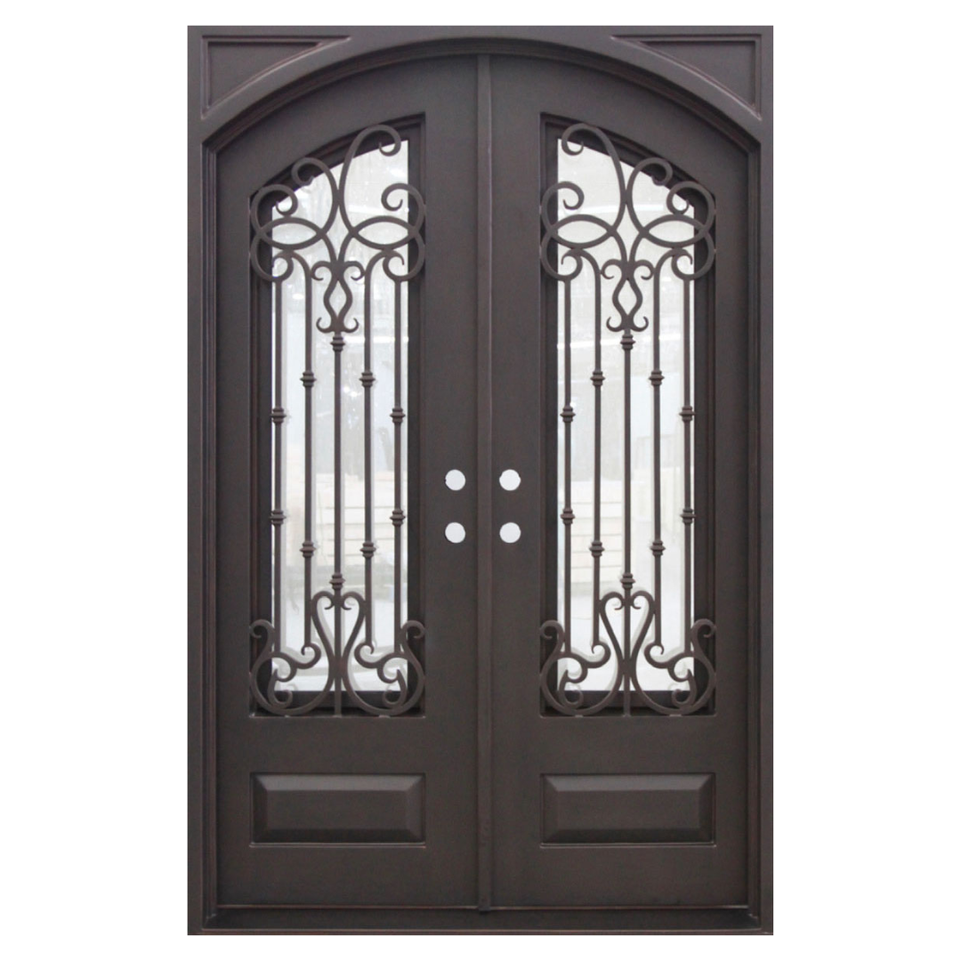 Portland Iron Double Door; 60.5 in. x 81.5 in.