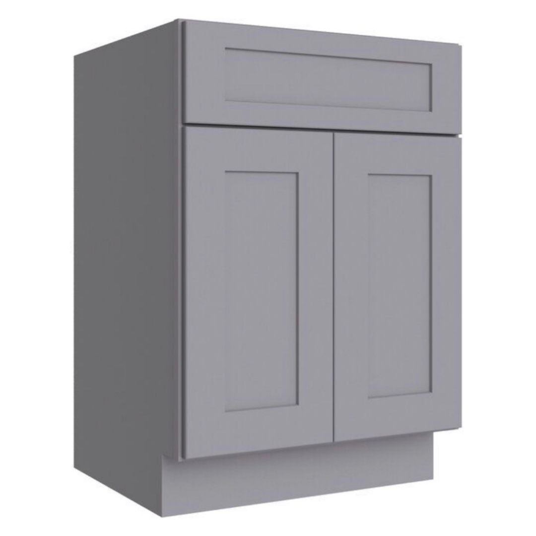 Prestige Shaker Vanity; Grey; 24 in.