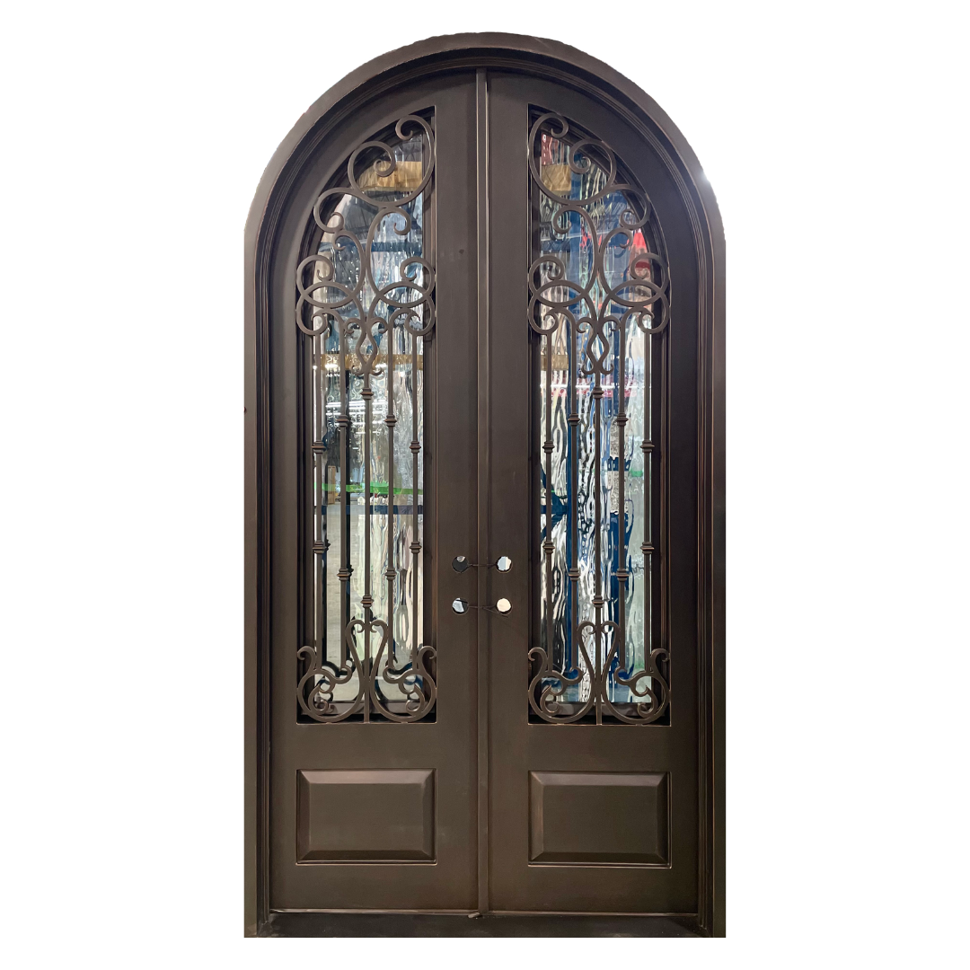 Portland Iron Double Door; 60.5 in. x 112.5 in.