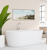 Harbor Freestanding Soaker Tub; White; 67 in.