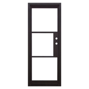Sawyer Iron Single Door; Left Hand Swing; 37.5 in. x 81.5 in.