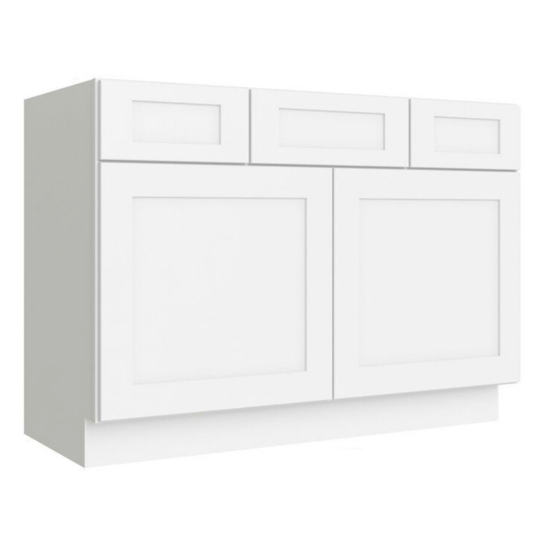 Prestige Shaker Vanity; White; 48 in.