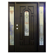 Durban Fiberglass Door; Left Hand Swing; 10 in. 3 ft. 10 in. x 80 in.