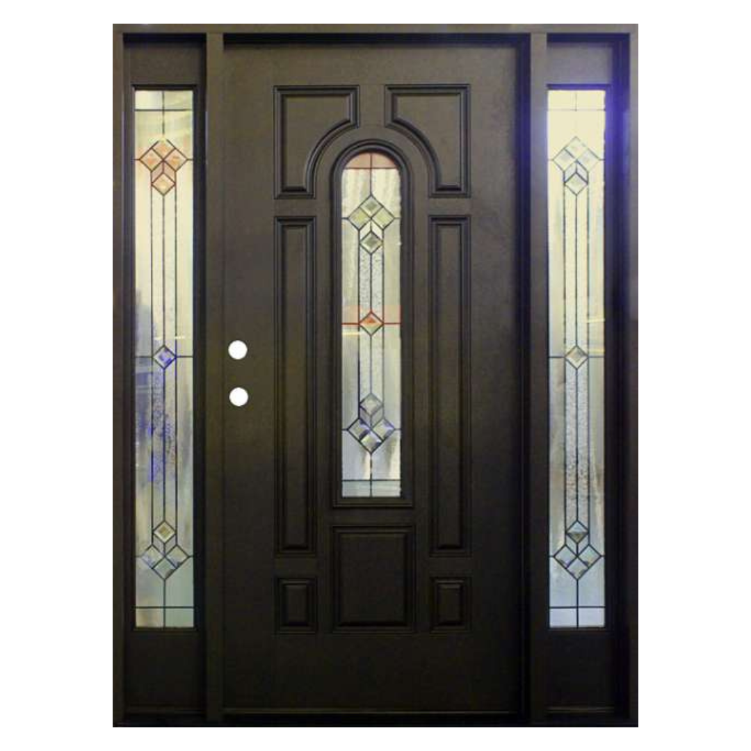 Durban Fiberglass Door; Left Hand Swing; 10 in. 3 ft. 10 in. x 80 in.