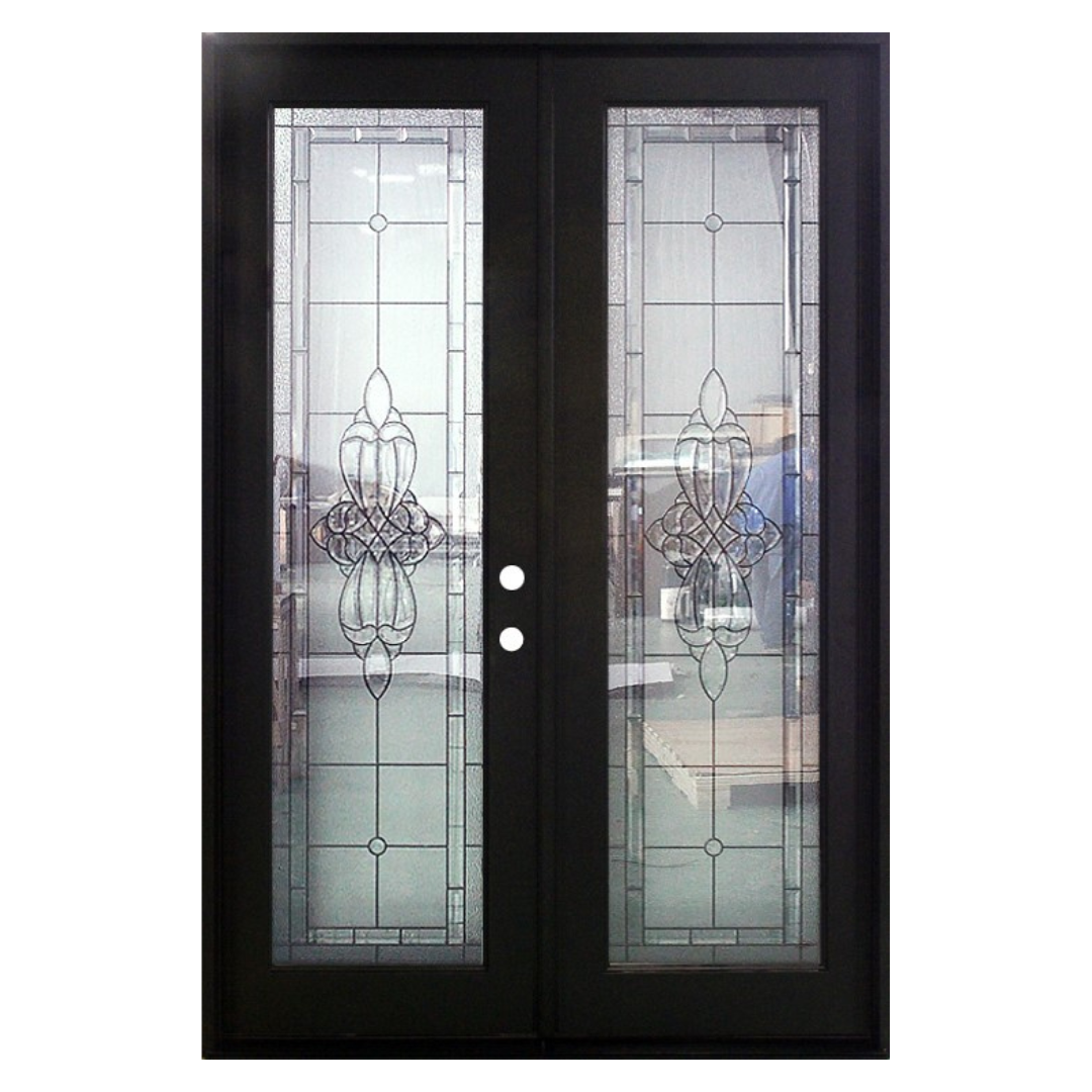 London Fiberglass Door; Full View; Left Hand Swing; 60.5 in. x 93.25 in.