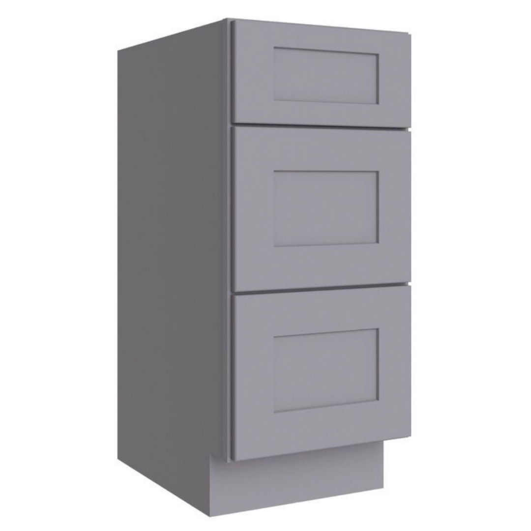 Prestige Shaker Vanity; Grey; 15 in. DB