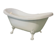 Bay Freestanding Clawfoot Tub; 59 in.