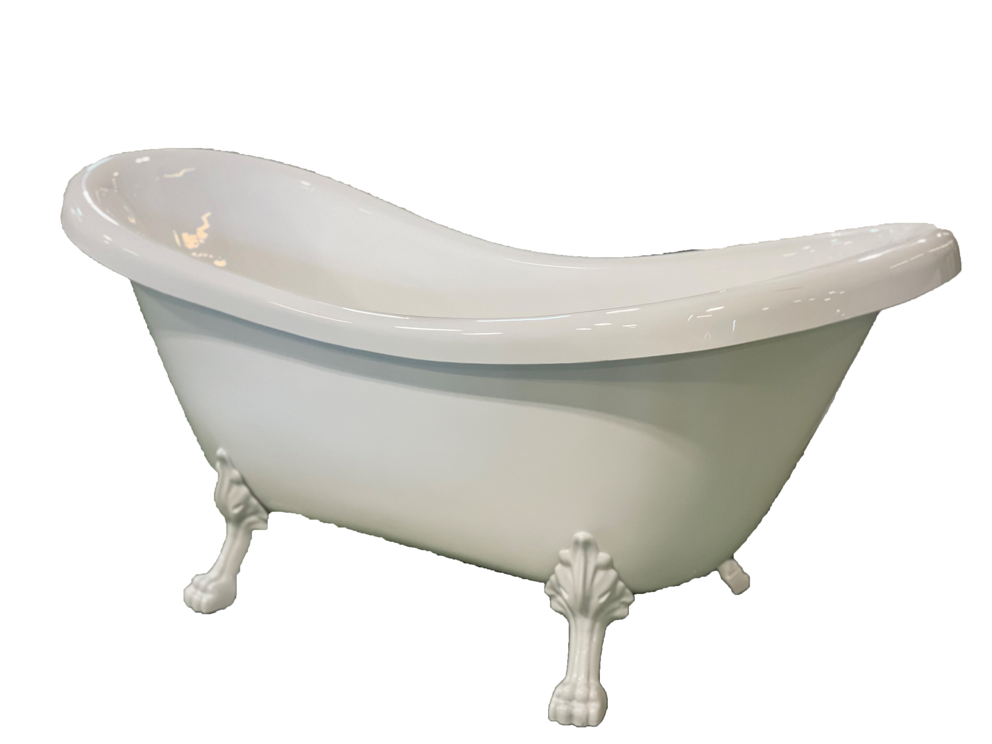 Bay Freestanding Clawfoot Tub; 59 in.
