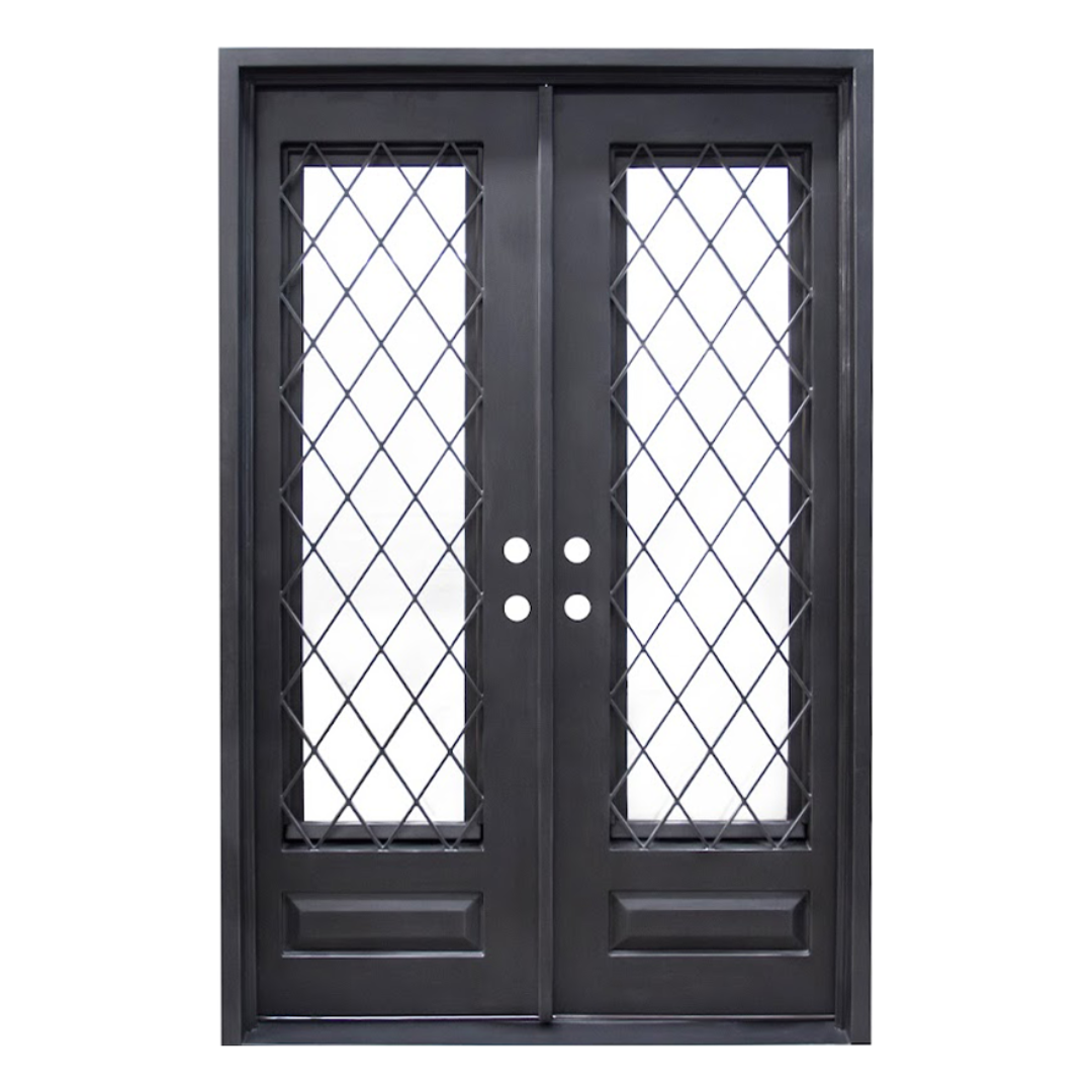 Anna Iron Double Door; Left Hand Swing; 60.5 in. x 93.25 in.