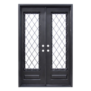 Anna Iron Double Door; Left Hand Swing; 60.5 in. x 93.25 in.