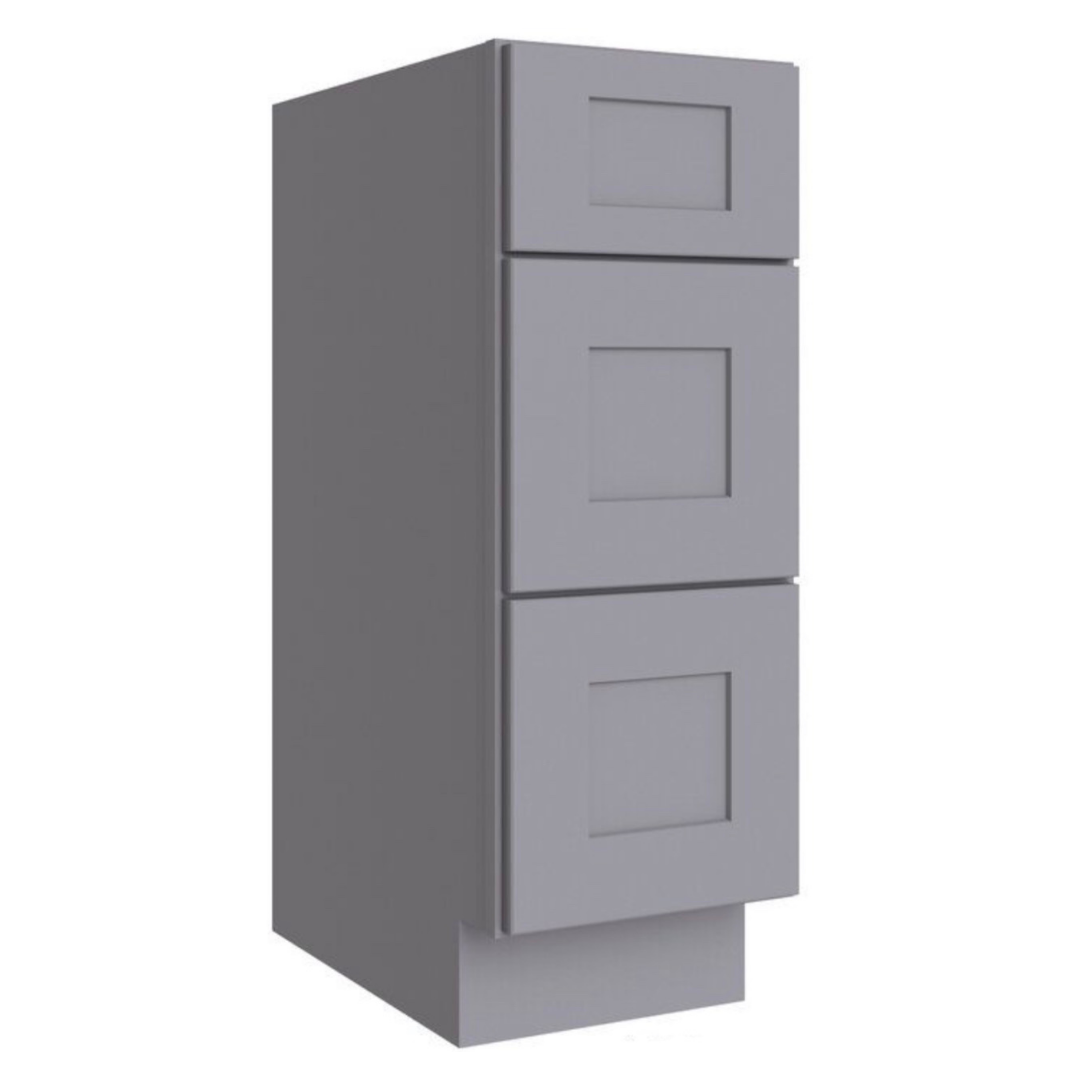 Prestige Shaker Vanity; Grey; 12 in. DB